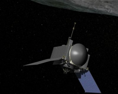 A NASA spacecraft will retrieve asteroid samples for study. Artist's concept: NASA.